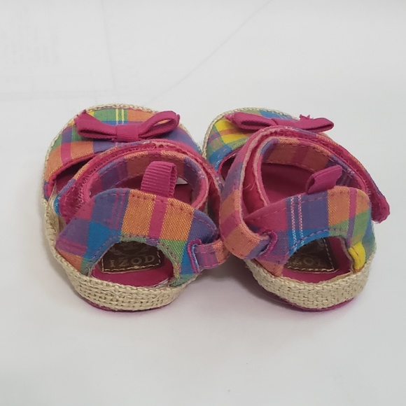 IZOD Plaid Espadrilles Size 2 - Picture 3 of 5